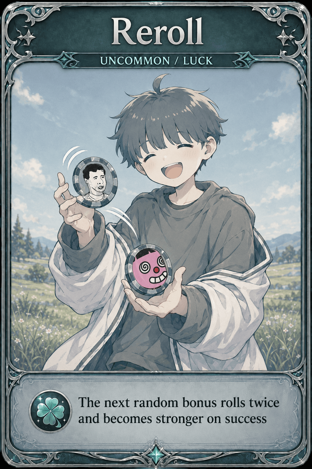 Reroll card